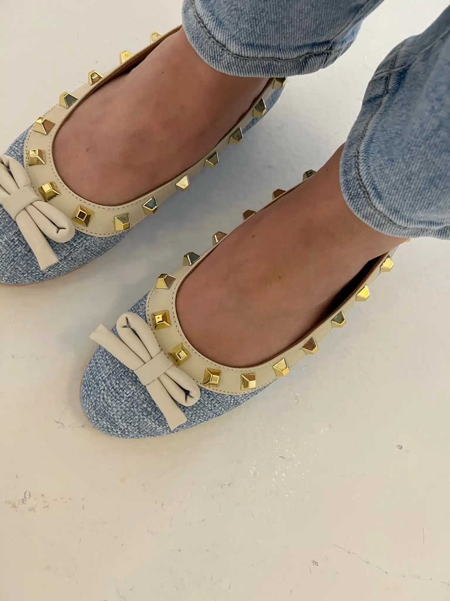 Babouche Ballerina Light Blue G-Melike-72