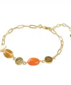 A Beautiful Story Aesthetic Citrine Carnelian Bracelet