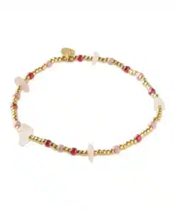 A Beautiful Story Flashy Rose Quartz Bracelet