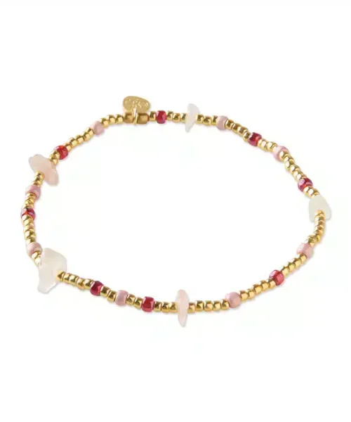 A Beautiful Story Flashy Rose Quartz Bracelet