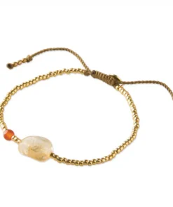 A Beautiful Story Surprise Citrine Carnelian Bracelet