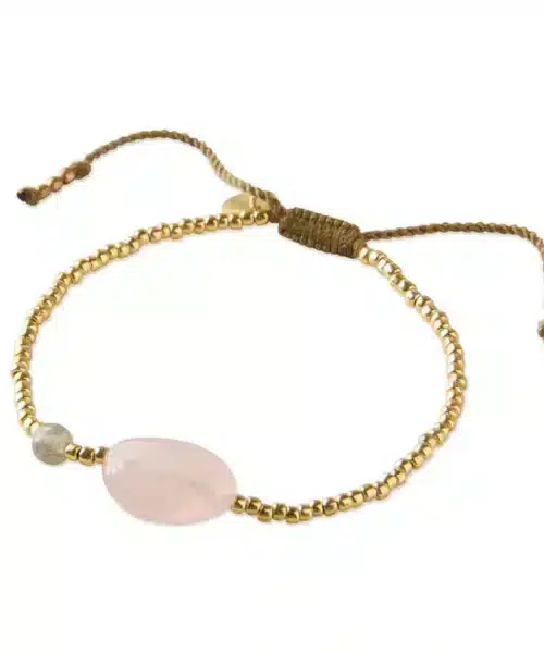 A Beautiful Story Surprise Rose Labradorite Bracelet
