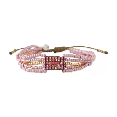 A Beautiful Story Field Rose Quartz Bracelet