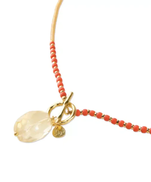 A Beautiful Story Secure Citrine Necklace
