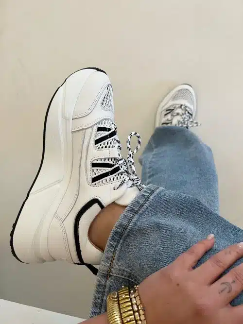 Dwrs Senja Black White Sneaker