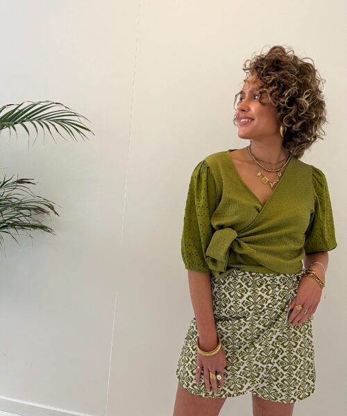 Alternative view of Lofty Manner Top Nicola Green