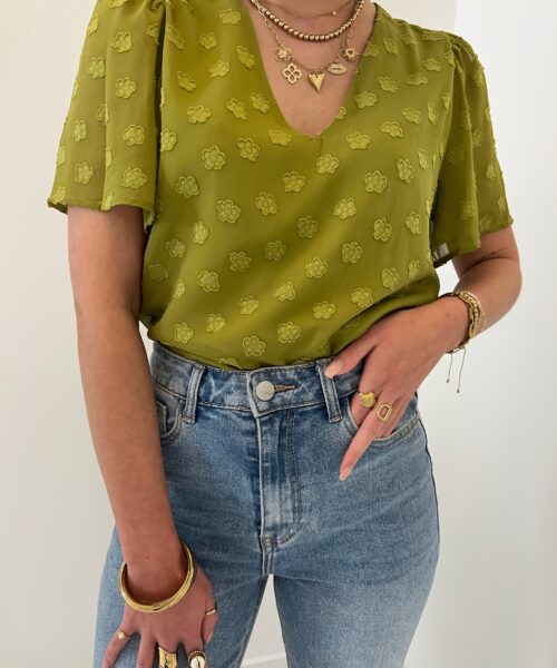 Lofty Manner Blouse Bella Green
