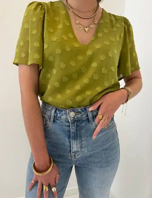Lofty Manner Blouse Bella Green