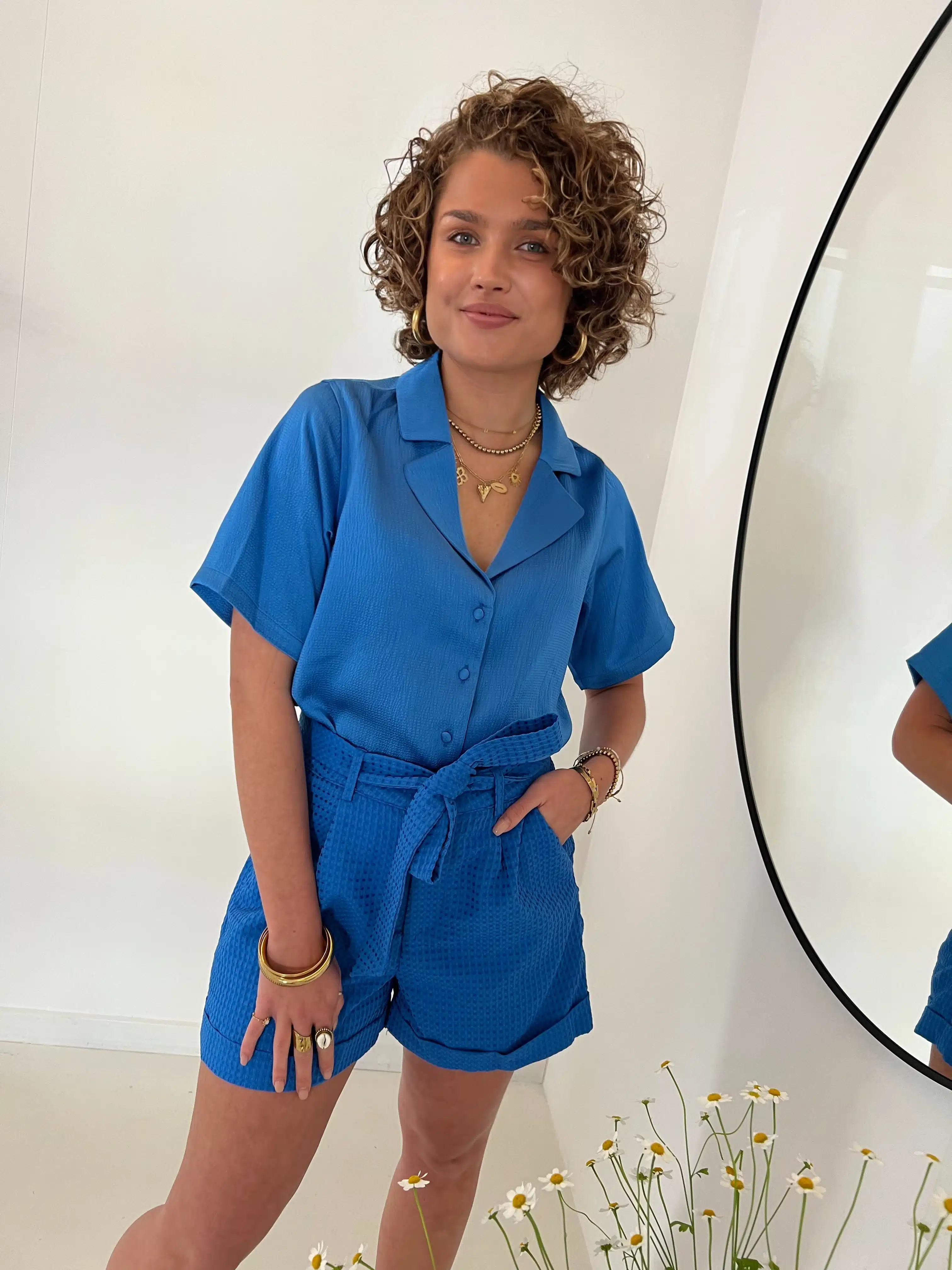 Lofty Manner Blouse Lucia Blue - Afbeelding 3