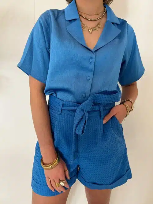 Lofty Manner Blouse Lucia Blue