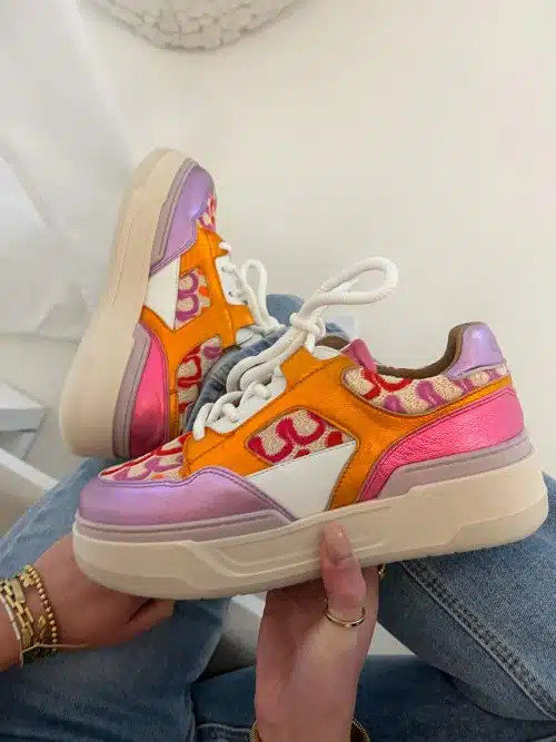 Dwrs Winton Orange Pink Sneakers