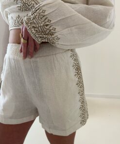 Alternative view of Short Pants Nina Scorva White