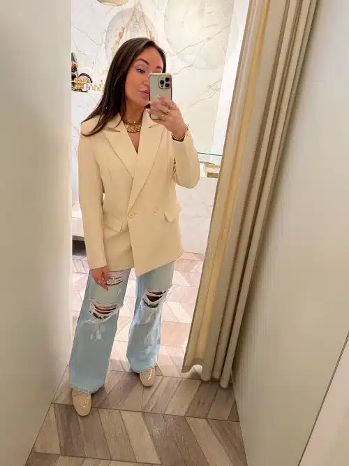 Mila Blazer Beige