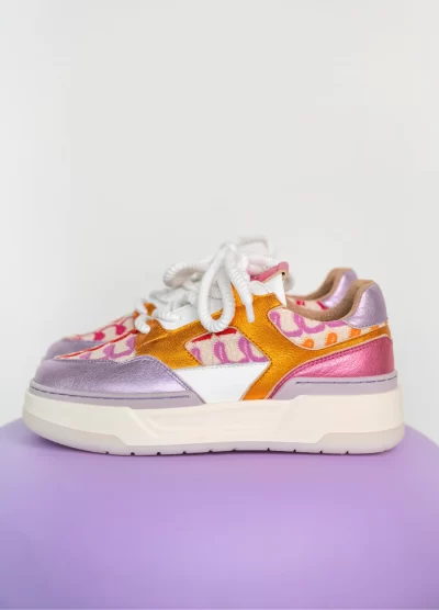 Dwrs Winton Orange Pink Sneakers