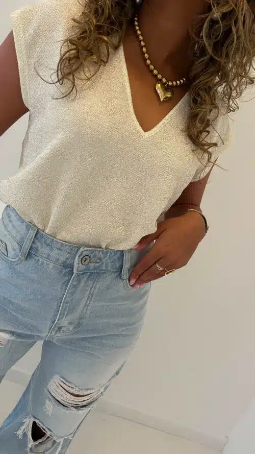 Alternative view of Lofty Manner Top Noni White