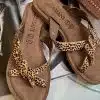 Lazamani Toe Slipper Leopard 75283
