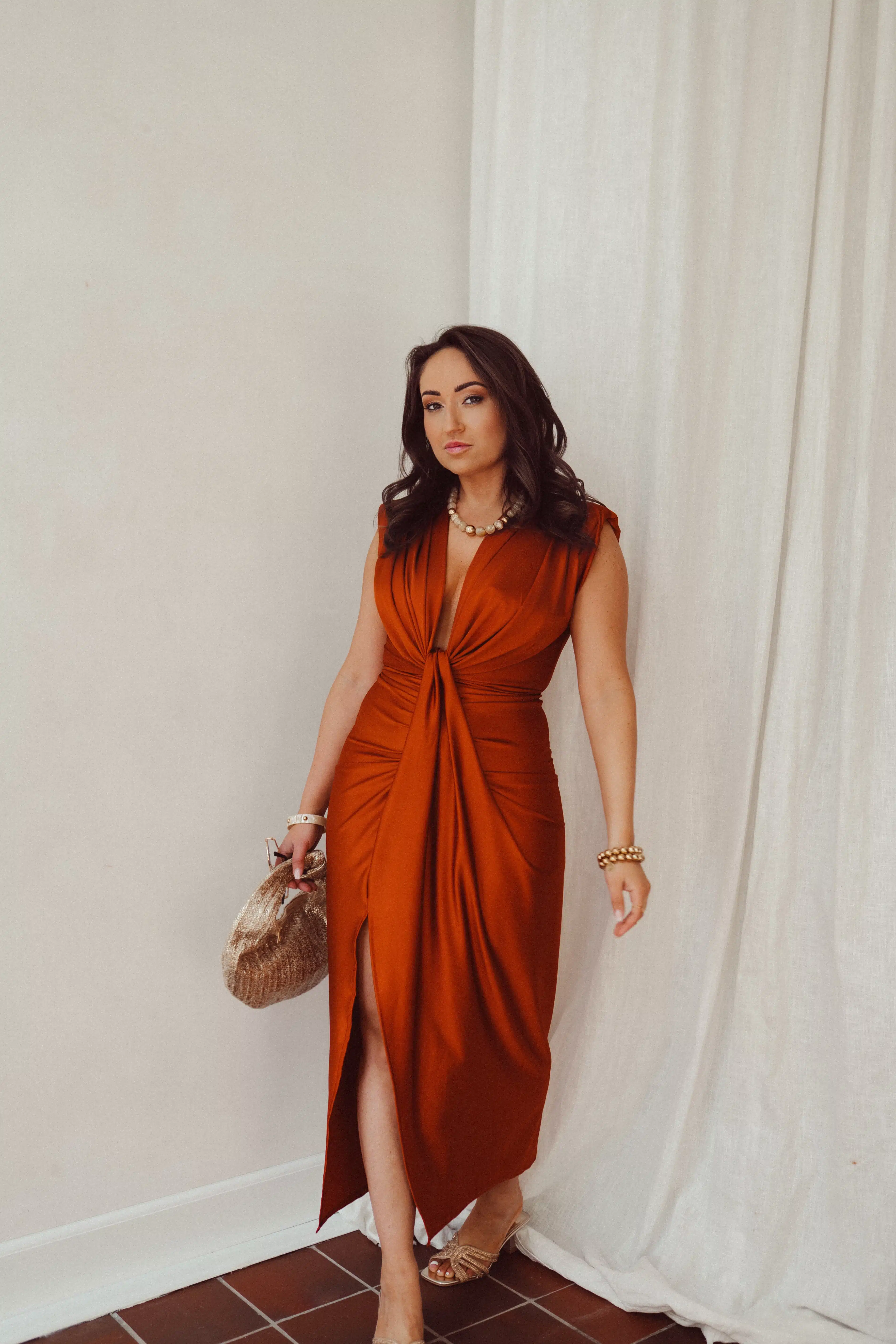Perfect Dress Rust