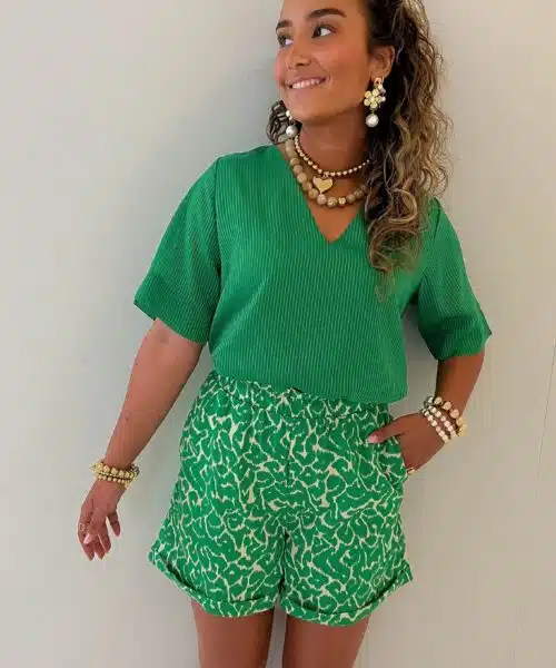 Lofty Manner Blouse Iggy Green