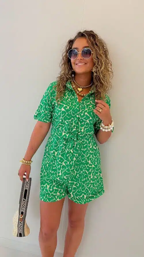 Lofty Manner Playsuit Sim Landscape Print