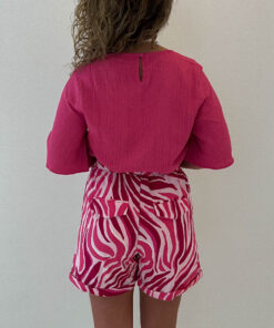 Alternative view of Lofty Manner Short Sade Zebra