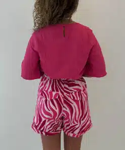 Alternative view of Lofty Manner Short Sade Zebra