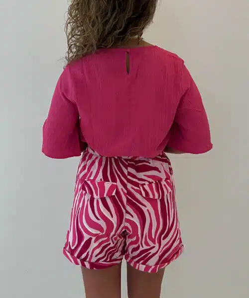 Alternative view of Lofty Manner Short Sade Zebra