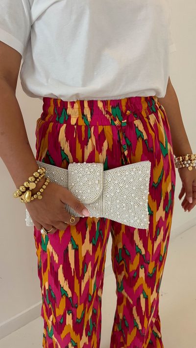 Lofty Manner Trouser Dalila Multi Color Print - Afbeelding 4