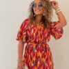 Lofty Manner Dress Loa Multi Colour