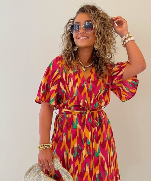 Lofty Manner Dress Loa Multi Colour