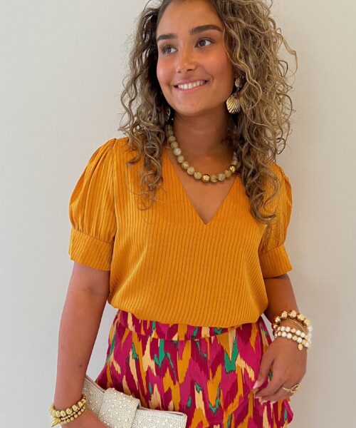 Lofty Manner Blouse Imani Orange