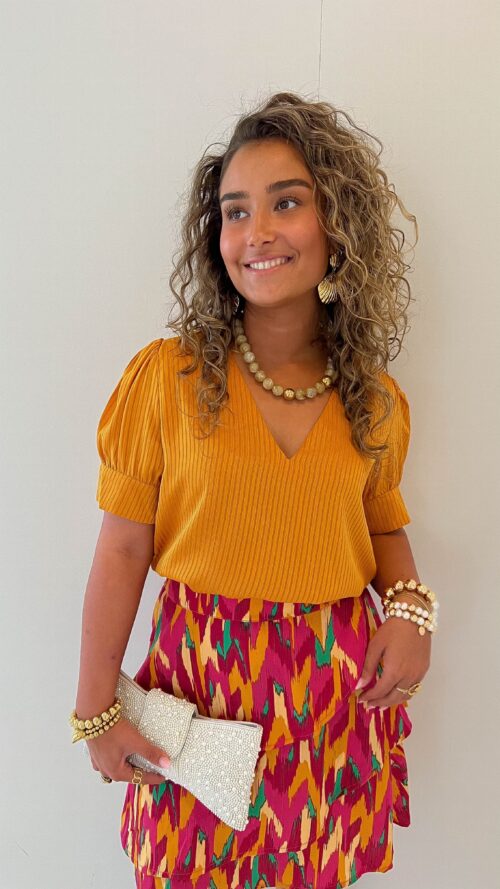 Lofty Manner Blouse Imani Orange