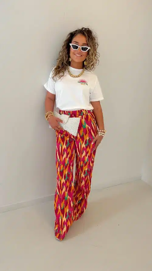 Lofty Manner Trouser Dalila Multi Colour