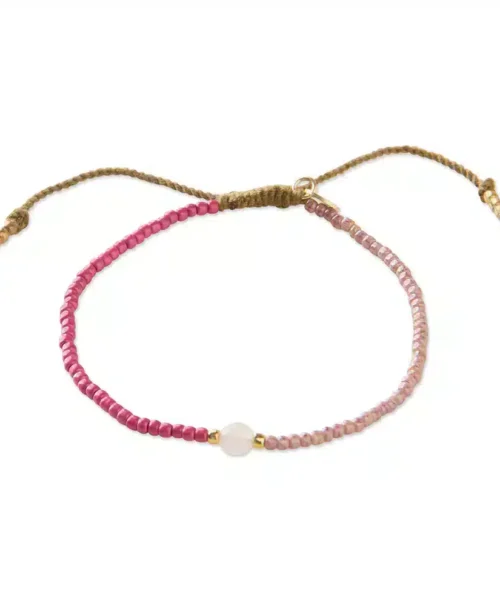 A Beautiful Story Pleasure Rose Quartz Bracelet