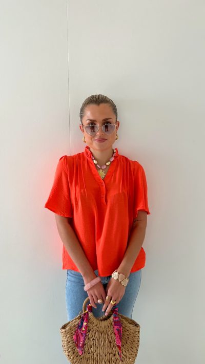 Anne Blouse Coral