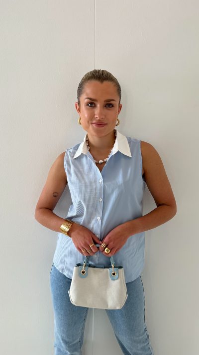 Sammy Top Blue Stripe