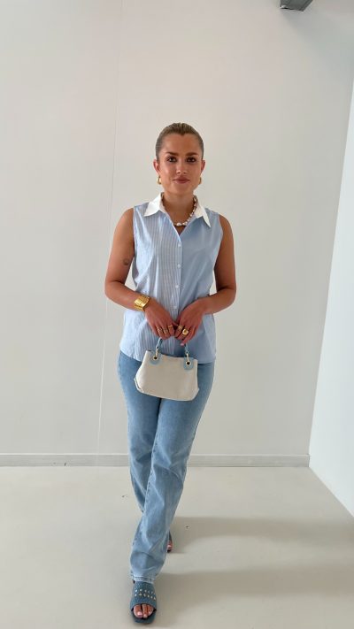 Sammy Top Blue Stripe - Afbeelding 2