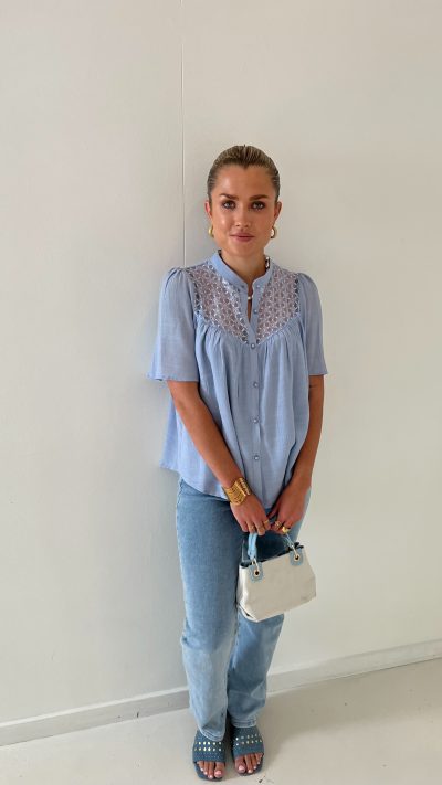 Loewi Blouse Blue - Afbeelding 2