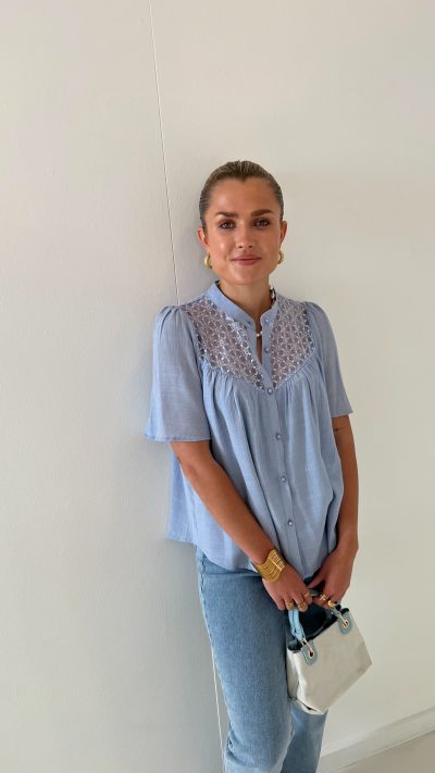 Loewi Blouse Blue - Afbeelding 4