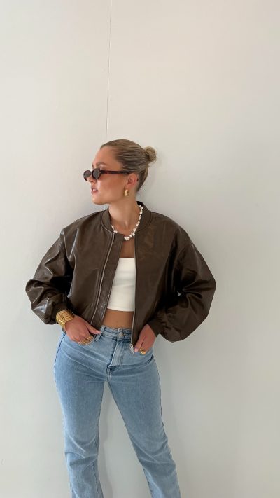 Naomi Jacket Brown