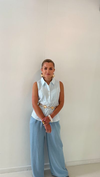 Minni Blouse Aqua - Afbeelding 6