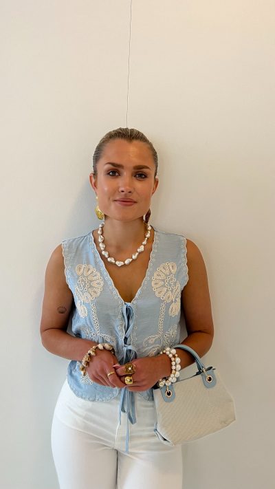 Katy Top Blue - Afbeelding 4