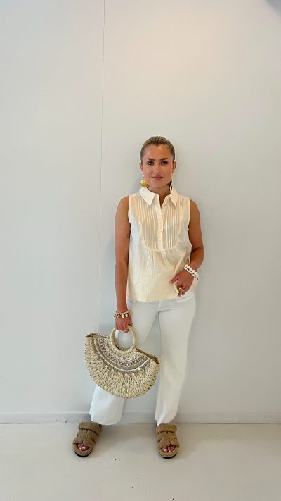 Minni Blouse Beige - Afbeelding 6