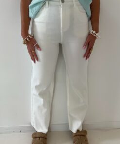 Yona Straight Jeans White 7325-4