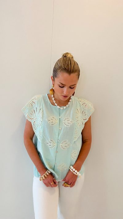 Dini Blouse Mint - Afbeelding 3