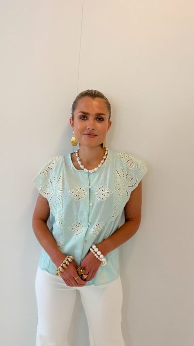 Dini Blouse Mint - Afbeelding 4