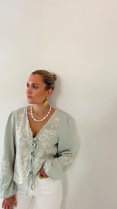 Fleur Blouse Mint