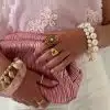 Solana Bag Metallic Pink