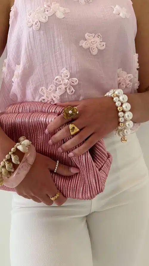Solana Bag Metallic Pink