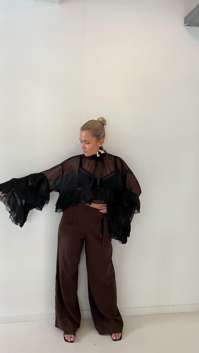 Isabeau Blouse Black - Afbeelding 4