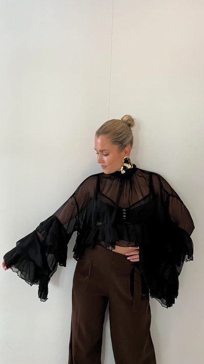 Isabeau Blouse Black